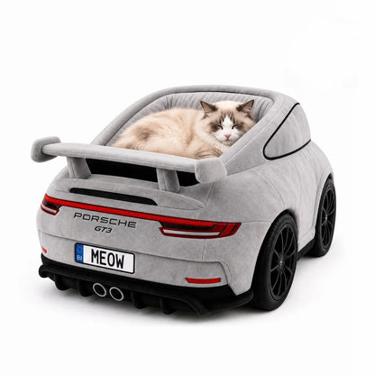 KITTYGARAGE-Luxus Katzenbett im Sportwagen-Look